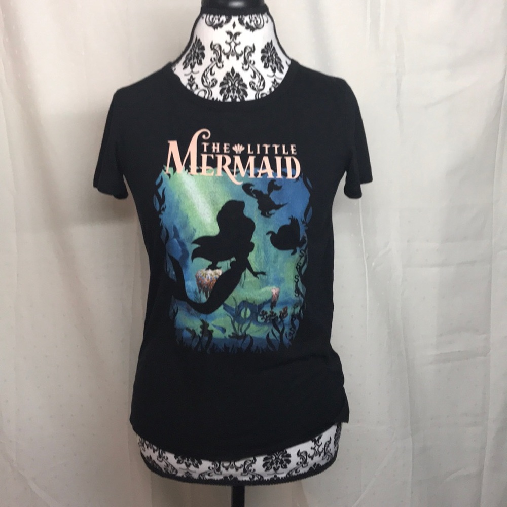 Black little Mermaid t shirt